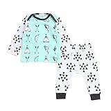 Cutelove 男の子　幼児　新生児　キッズ　子供　ベビー服　帽子付きの長袖Tシャツ＆ズボン　矢印柄　プリント　秋　二点セット　普段着　カジュアル　100％綿　通気性