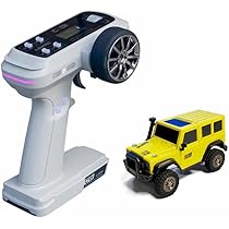 LDARC X43 RTR ミニクローラー　ホワイト ラジコン Amazon.co.jp: captainrc LDARC RCクローラー1/43 RTRミニ4WD RC