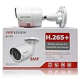 Hikvision DS-2CD2083G0-I 8.0MP 4K UltraHD Exir Bullet Camera IR, 4.0mm, IP67 Weatherproof
