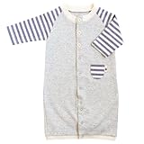 ホッペッタ プラス Hoppetta plus オーガニックコットンロンパース2way 杢パープル 5139