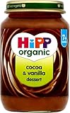 Hipp Organic Cocoa & Vanilla Dessert 7mth+ (190g) ヒップオーガニックココアとバニラデザート7Mth + （ 190グラム）