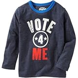 OSHKOSH(オシュコシュ) オシュコシュオリジナルグラフィックティ ブルー トップス長袖Tシャツ 6ヶ月【並行輸入】