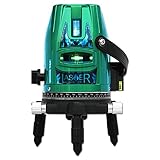 恒昌光電 5ライン GPS-5L グリーンレーザー墨出し器 4垂直・1水平 4方向大矩ライン 10倍明るい オートラインレーザー 斜線機能 墨出し器