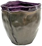 Design Toscano Helki 8-Inch Hand-Crafted Ceramic Vase, Medium, Bronze [並行輸入品]