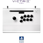 【SONY公式ライセンス商品】PDP by TURTLE BEACH Victrix アケコン Pro FS Arcade Fight Stick for PlayStation 5 - White, ビクトリクス アーケードファイトスティック PS