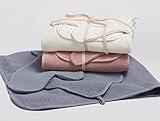 Coyuchi Organic Baby Bath Towel Set (Pale Grey Blue) by Coyuchi [並行輸入品]