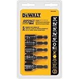 DEWALT DW2235IR 5-Piece IMPACT READY Magnetic Nutsetter Set [並行輸入品]