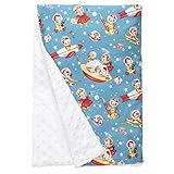Baby Elephant Ears Ultra Soft Baby Blanket (XLarge (42x32) Retro Rockets) [並行輸入品]