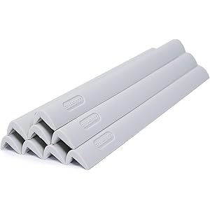 LONGFITE コーナーガード けが防止 コーナークッション 25cm×8本 赤ちゃん 安心クッション 両面テープ付き…