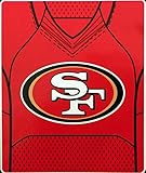 San Francisco 49ers 50 x 60 NFLジャージーデザインRoyal Plush Raschel Throw