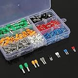 600Pcs Insulated Cord End Terminal Bootlace Cooper Ferrules (Usa)