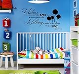 UNLESS Dr Seuss Quote Vinyl Wall Decal Lorax Truffula Trees Design [Black] Children Bedroom Nursery 
