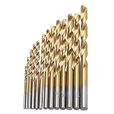 13個入り ツイストドリルビットセット HSS ストレートシャンク 高速度鋼 ツール 1.5-6.5mm