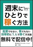 週末にひとりで稼ぐ方法〜起業でもない、株でもない効率的に一人で稼ぐ方法〜