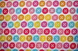 Sweet Dream Collection Twin Colorful Button Sheet Set [並行輸入品]