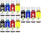 キャノン Canon全機種対応詰め替えインク 30ML容量ボトルインク（計12本BK/C/M/Y各3本）互換ユニバーサルインクBC-310/311 BC-340/341 BC-345/346 BC-360/361 BC-90/91+BC-70/71 BCI-380PGBK/381BCI-370/371 BCI-350/351 BCI-325/326 BCI-320/321シリーズ対応