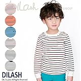 (ディラッシュ) DILASH長袖ボーダーＴシャツ/春 110 レッド