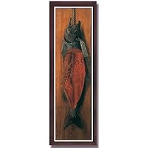 高橋由一／鮭　複製画額装 高橋由一／鮭 複製画額装