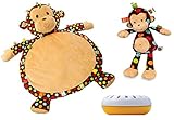 Taggies Dazzle Dots Monkey Baby Mat with Monkey Soft Toy by Taggies