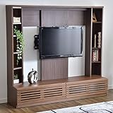 タンスのゲン ハイタイプ テレビ台 幅160cm 壁面 収納 天然木 北欧 ウォールナット 71020051 WN