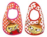 ムーミン ベビービブ[スタイ] リトルミイ ２種セット（りんご・ドット） 女の子 よだれかけ