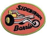 ワッペン アイロン SIDEWINDER バイク レトロ レース アメリカ エンブレム アメカジ 刺しゅう アップリケ パッチ