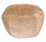 Ahh! Products Microsuede Velvet Tan Washable Kid Bean Bag Chair [並行輸入品]