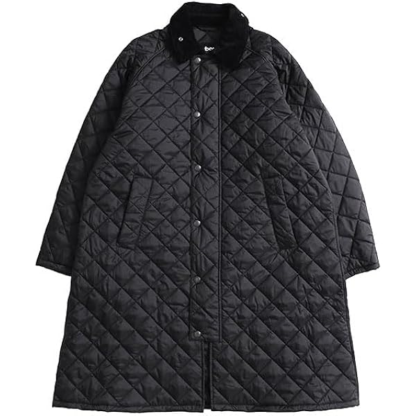 Amazon | Barbour バブアー フード付き キルティングコート LQU1842