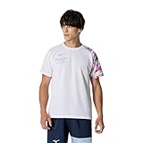[ミズノ] トレーニングウェア N-XT 半袖Tシャツ 抗菌防臭×防汚素材 吸汗速乾 男女兼用 32JAB210 ホワイト