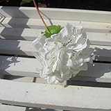 Auntwhale 人工布アジサイフラワーブーケホームガーデンパーティーウェディングインテリア