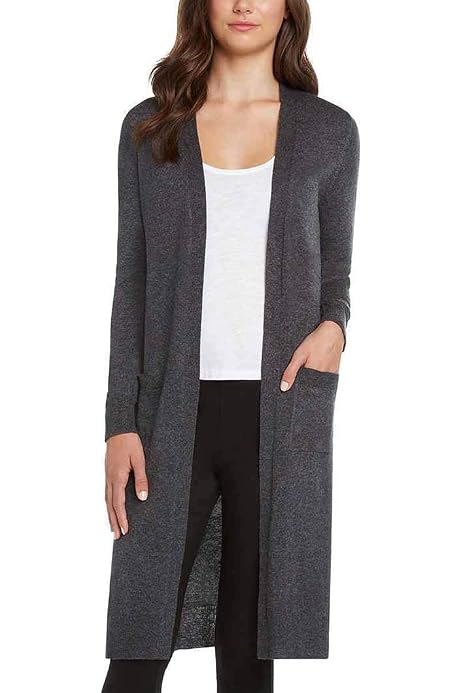 Matty M Ladies' Cardigan (Heather Navy 