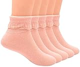 Sept。Fillesソックスの女の子のアンクレットソックスレースBobbyソックス3 – 5歳5のパック カラー: マルチカラー