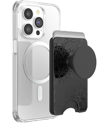 Amazon.co.jp: PopSockets MagSafe用携帯電話ウォレット グリップ付き