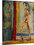 Erin Ashleyプレミアムシックラップキャンバス壁アート印刷題名Walk The Line 11" x 14" 1012149_24_11x14_none