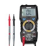 Dpower デジタルマルチメーター ダイオード マルチテスター 手動レンジ 真の実効値測定 6000カウント 電流 電圧 電流抵抗 ダイオード 導通試験 周波数 静電容量 バックライトLED付き (
