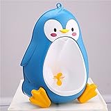 ブルーbaby-boys-penguin-toilet-potty-training-kids-toddler-urinal-bathroom-pee-trainer