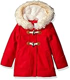 Carter's Little Girls' Toddler Faux Wool Toggle Coat Red 2T [並行輸入品]