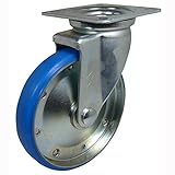 ナンシン 産業用キャスター 自在φ200ウレタン車輪(ベアリング入り) STM-200 VU