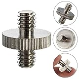1/4 inch male to 1/4 inch m/m threaded camera screw adapter