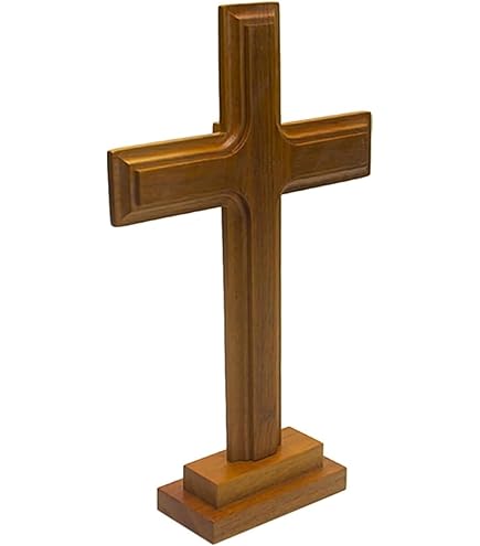 Amazon.co.jp: DECHOUS 木製 十字架 飾り 28.5Cm 宗教的 クロス