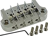 Hipshot 4 String Supertone Bass Bridge 3 Point - Chrome [並行輸入品]