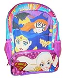 DC Comics Super Hero Girls Logos 16" Backpack [並行輸入品]