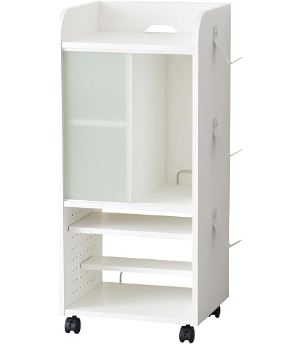 Amazon｜Tower ゲーム機収納ラック ホワイト 約W24.7×D36.5×H60.3cm