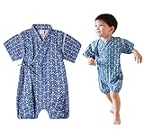Cuteshower ベビー 甚平 浴衣 ロンパース ショートオール 男の子 女の子 和装 お祭り 花火 お祝い プレゼント