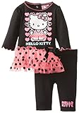 Hello Kittyベビーベビー女の子新生児2ピースレギンスセット、ブラックSoot、0 – 3ヶ月 カラー: ブラック