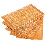 Demiawaking ユニバーサル基板 PCB回路基板 プリント基板 9×15cm 厚さ1.2mm 5枚セット