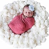 feeshow新生児幼児赤ちゃん写真写真小道具ソフトウールバックドロップBeanbagブランケットラグ