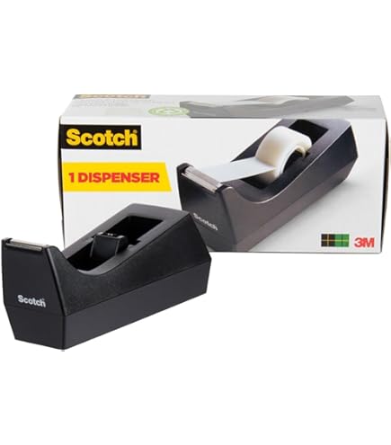 Amazon | Scotch C38 Magic Tape Dispenser 25 x 19mm - Black | 養生