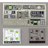 ピットロード 1/48 カラーエッチングパーツシリーズ アメリカ海軍 F/A-18E用 コックピット H社用