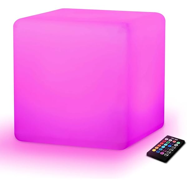Amazon | BLUEYE コードレス LED キューブ & ボール ナイトライト 16 